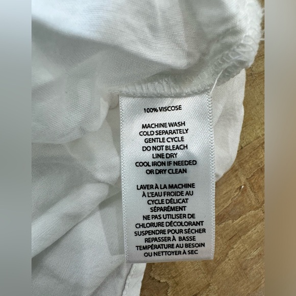 Beach Lunch Lounge white collared sleeveless blouse top - Picture 6 of 10